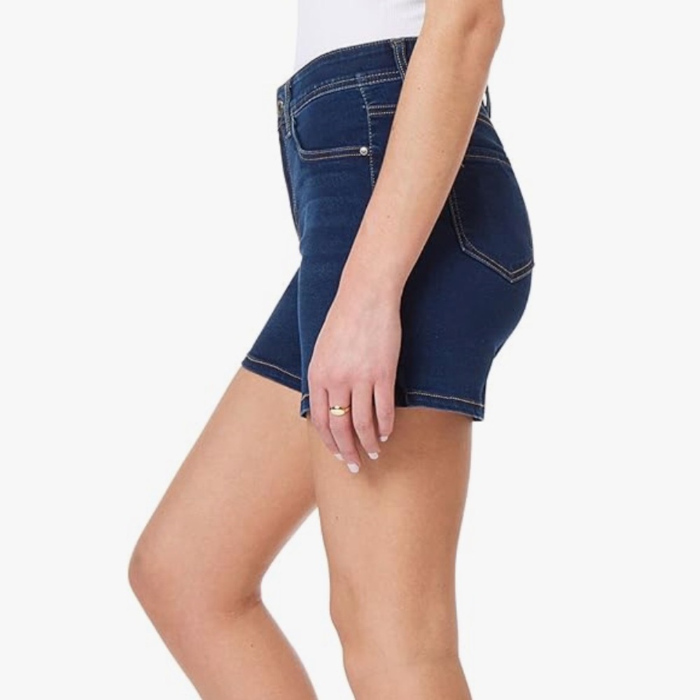 Angels Forever Young NWT 5-Pocket 360’ Sculpt Stretch Denim Jeans Shorts - Picture 8 of 16
